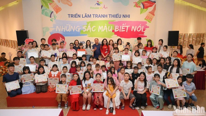 A joyful celebration of young talents passionate about art.