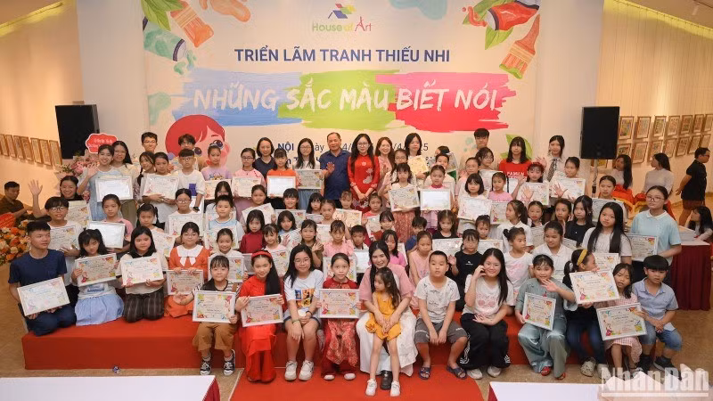 A joyful celebration of young talents passionate about art.