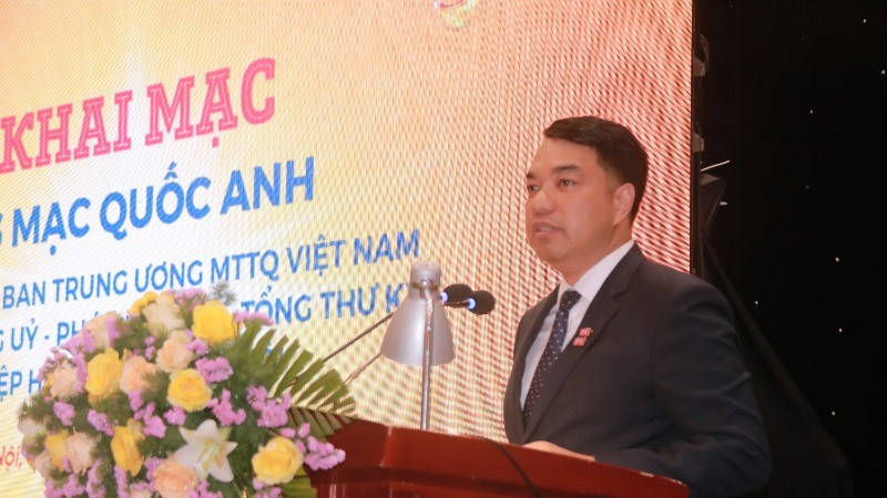Mac Quoc Anh, member of the Central Committee of the Viet Nam Fatherland Front and Vice President cum Secretary-General of the Ha Noi Association of Small and Medium Enterprises.