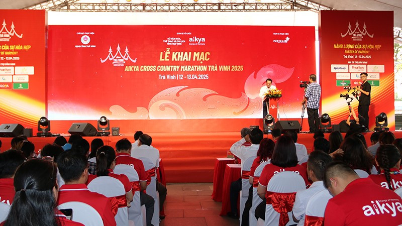 The opening ceremony of the Aikya Cross Country Marathon 2025