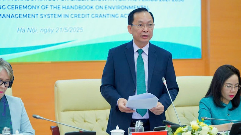 Dao Minh Tu, Permanent Deputy Governor of the State Bank of Viet Nam, spoke at the event.