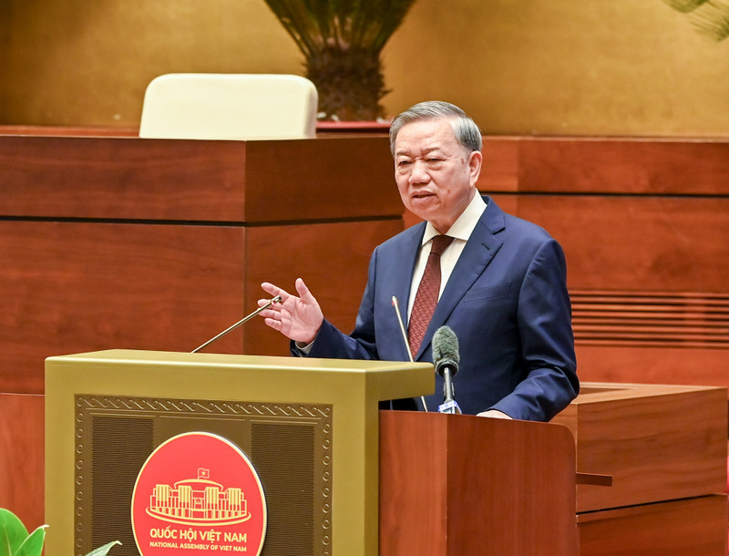 General Secretary To Lam delivered a speech at the conference.