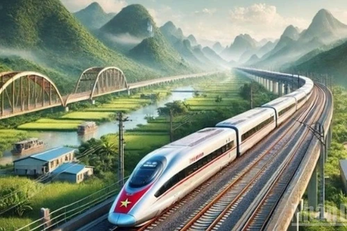 Visualisation of the North–South high-speed railway axis by Viet Nam Railways Corporation