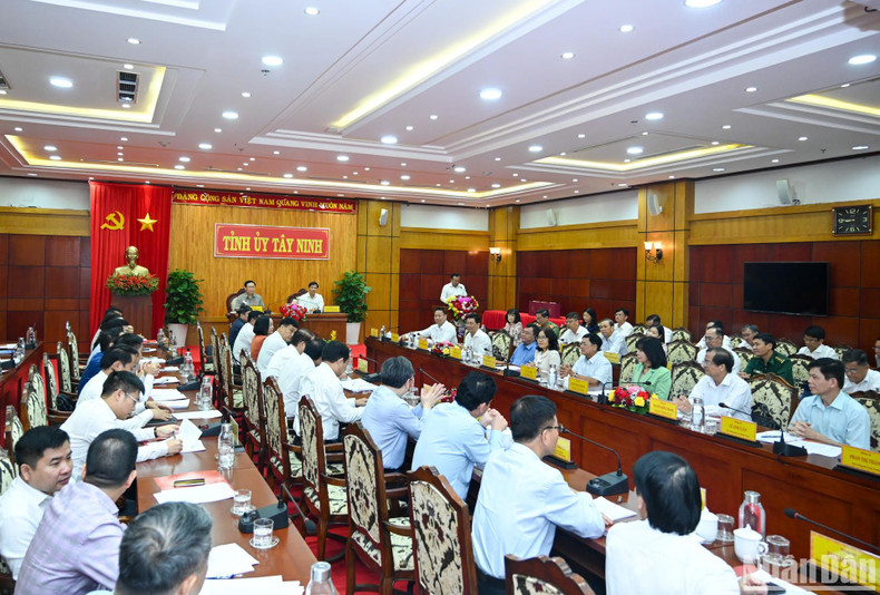 An overview of the working session.