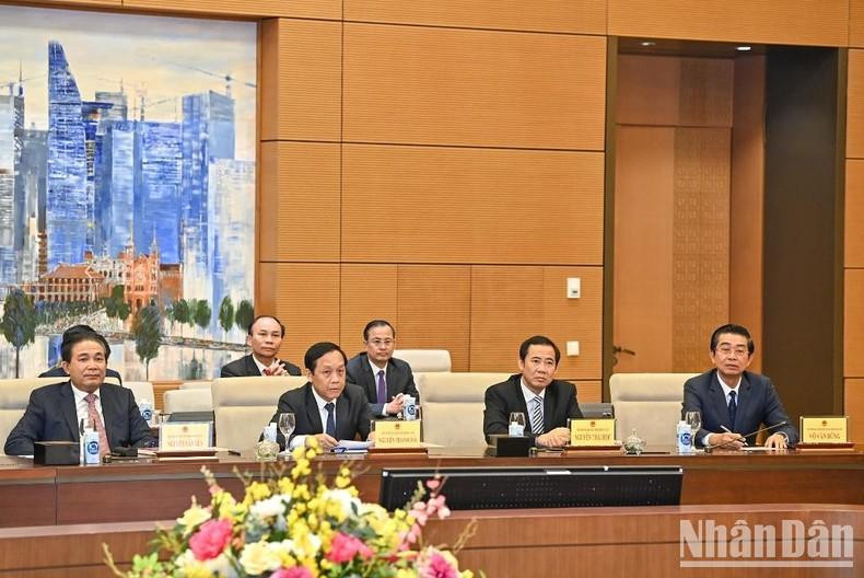 Deputy heads of the Central Commission for Internal Affairs at the ceremony.