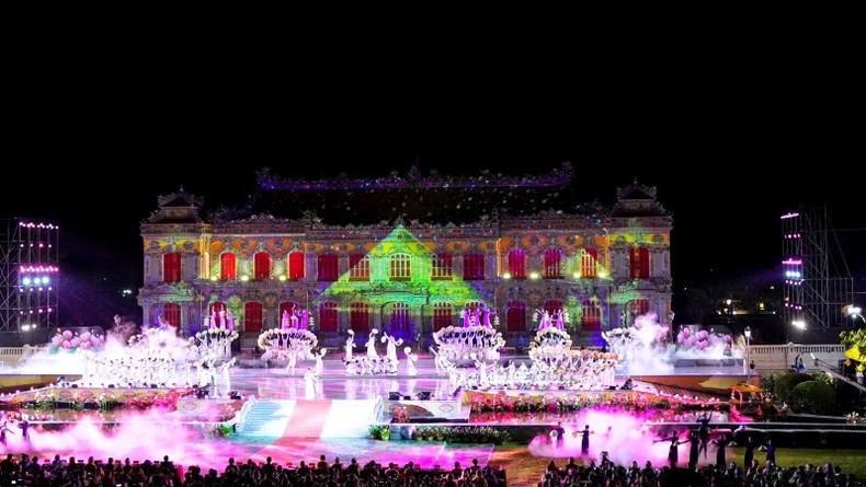 A performance at the opening ceremony.