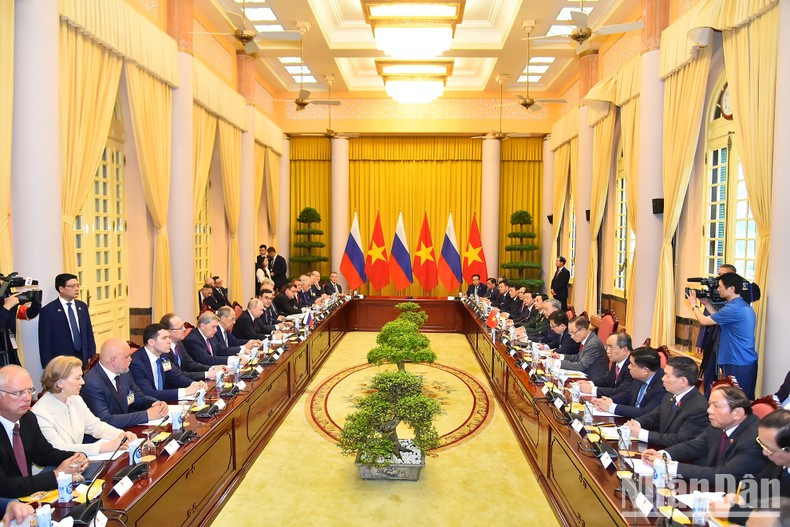 An overview of the talks between Vietnamese President To Lam and Russian President Vladimir Putin.