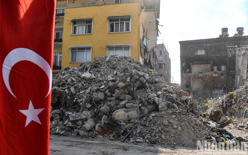 A corner of Antakya two weeks after the earthquake. A corner of Antakya two weeks after the earthquake.
