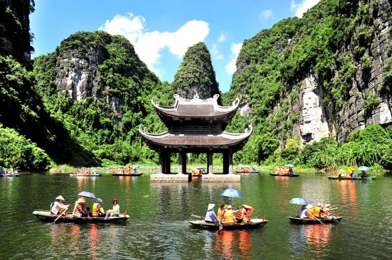 The Water Pavilion is one of the highlights of Trang An. The Water Pavilion is one of the highlights of Trang An.
