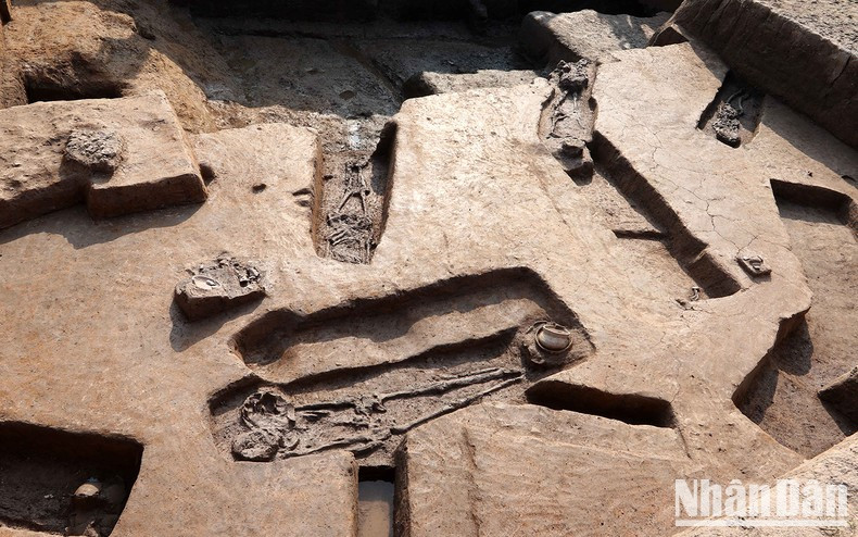 Skeletal remains discovered at Vuon Chuoi. Skeletal remains discovered at Vuon Chuoi.