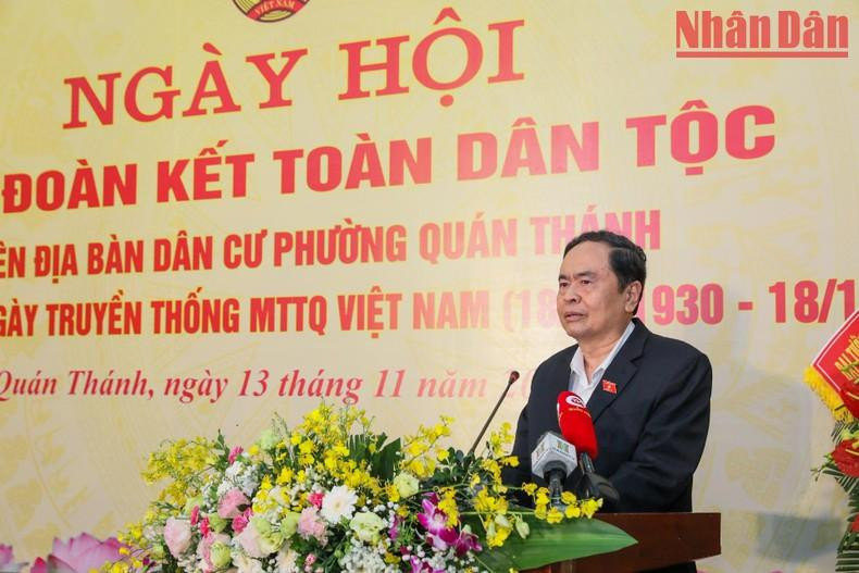 National Assembly Vice Chairman Tran Thanh Man speaks at the festival. National Assembly Vice Chairman Tran Thanh Man speaks at the festival.