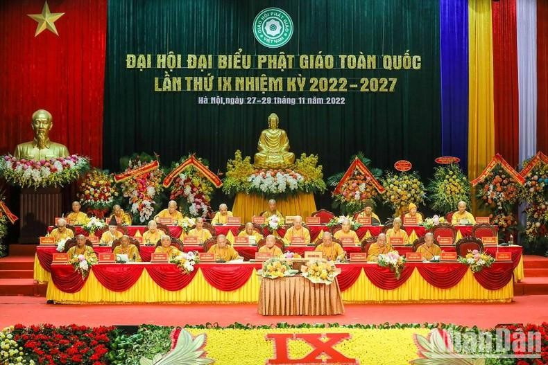 The closing ceremony of the 9th National Buddhist Congress.