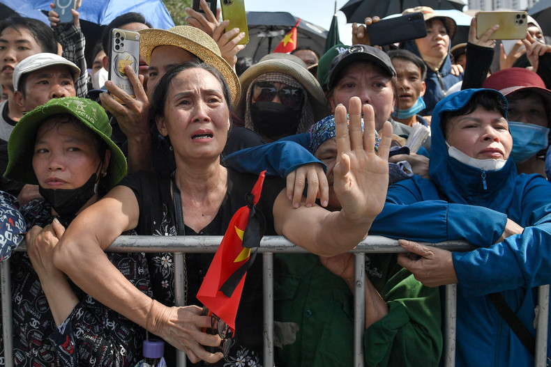 People express their great sadness over the passing of General Secretary Nguyen Phu Trong. People express their great sadness over the passing of General Secretary Nguyen Phu Trong.