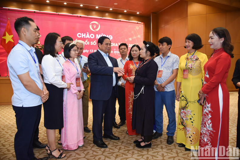 PM Pham Minh Chinh and delegates at the event. PM Pham Minh Chinh and delegates at the event.