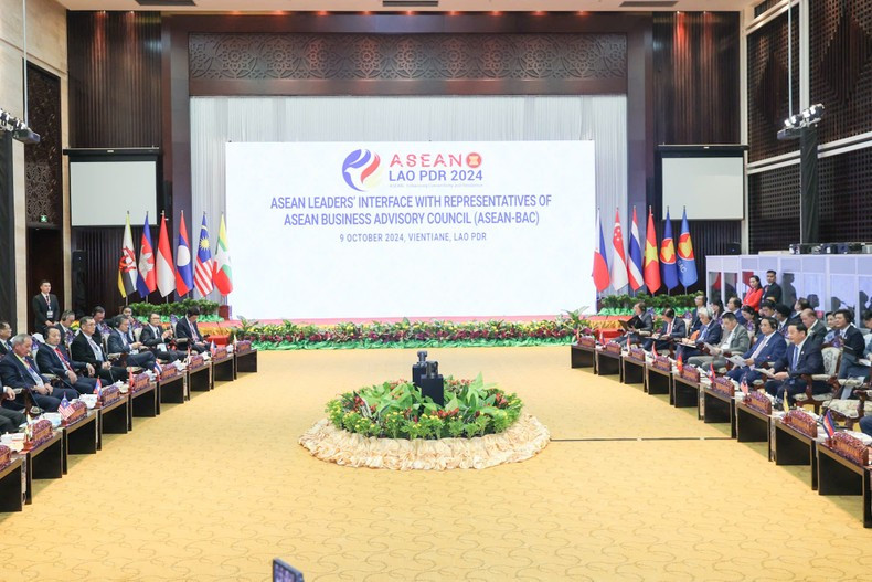 The dialogue with ASEAN-BAC representatives.