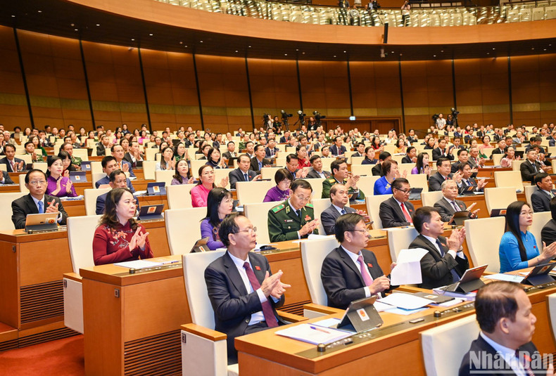 National Assembly deputies at the opening session.