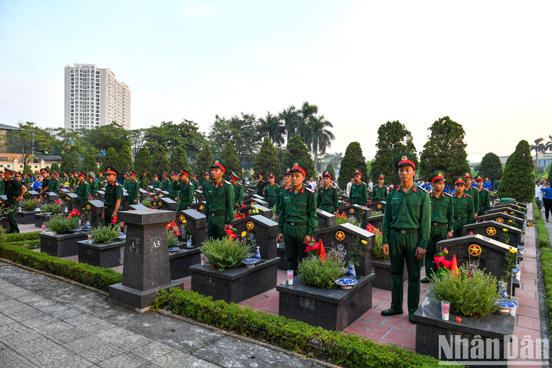The vigil is held at the Hanoi Martyrs Cemetery, the resting place of 2,188 martyrs.