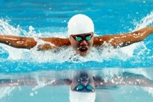 Anh Vien breaks a SEA Games record in the women's 400m medley event