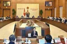 At the 8th session of NA Standing Committee (Photo: NDO/Duy Linh) 