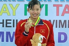 Swimmer Anh Vien shines with two gold medals 