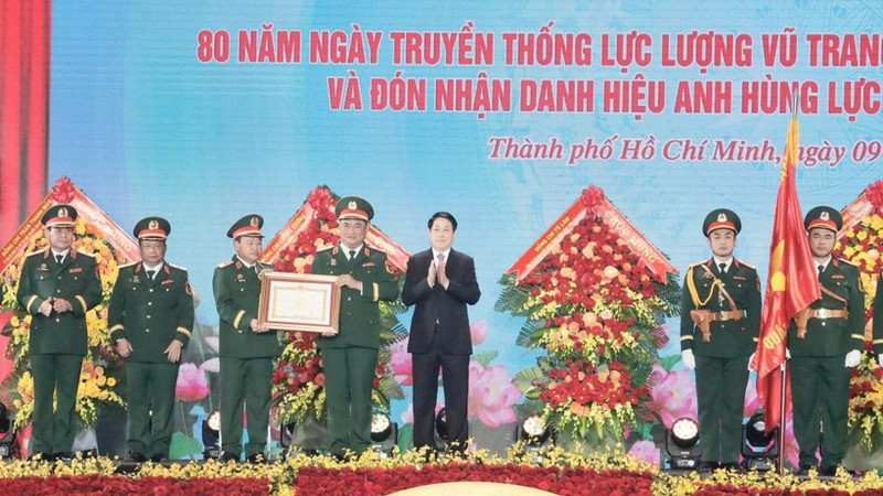 The 80th traditional day of the armed forces of Military Region 7 (December 10, 1945 – 2025) in Ho Chi Minh City on December 9. (Photo: VNA)