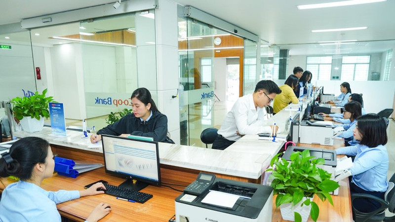 A transaction office of Co-opBank in Ninh Binh Province.