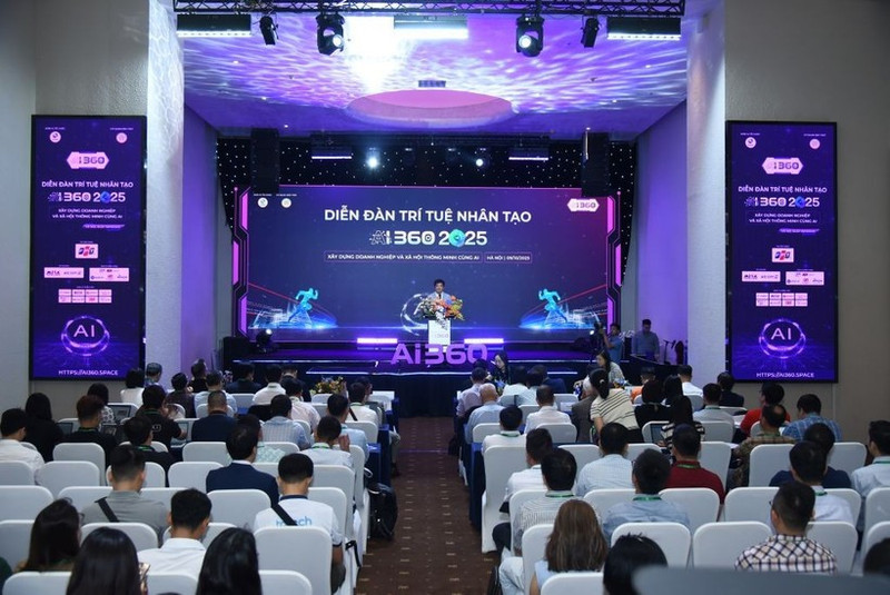The opening session of the Viet Nam Artificial Intelligence Forum 2025 (AI360 2025).