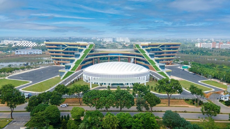 The Hoa Lac High-tech Park plays an important role in the capital city's development.