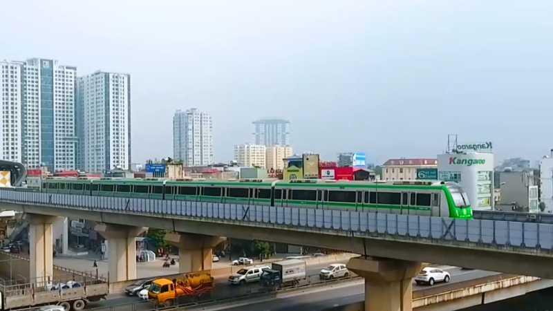 Cat Linh-Ha Dong is the first metro line in Viet Nam to be put into operation.