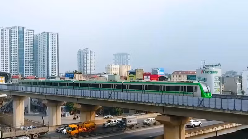Cat Linh-Ha Dong is the first metro line in Viet Nam to be put into operation.