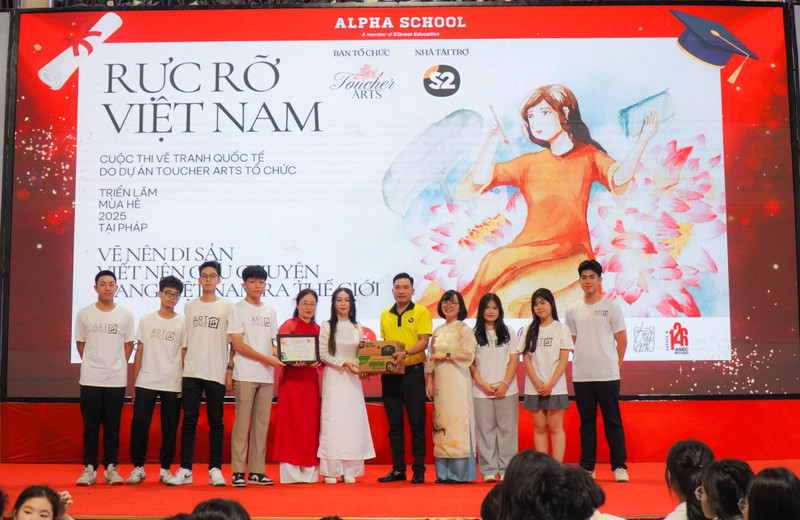 The “Vivid Legacy of Viet Nam” painting competition received enthusiastic participation from children across many provinces in Viet Nam.