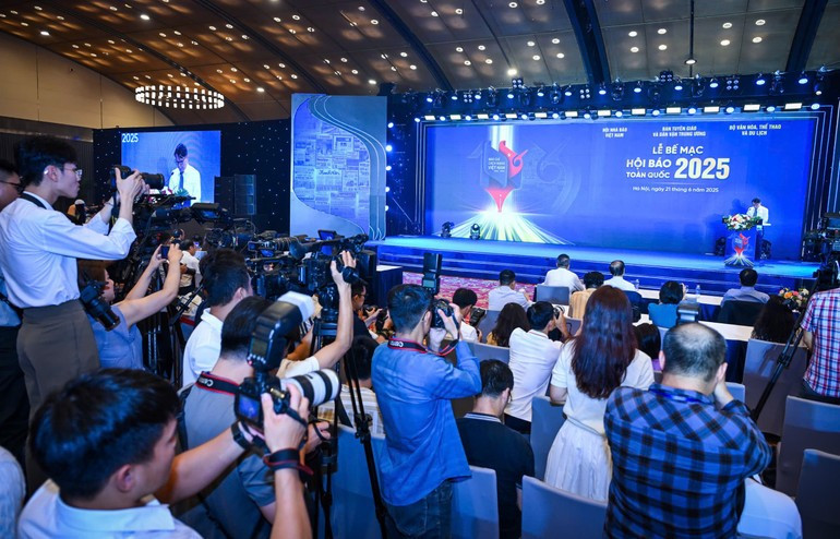 The closing ceremony of the National Press Festival 2025.