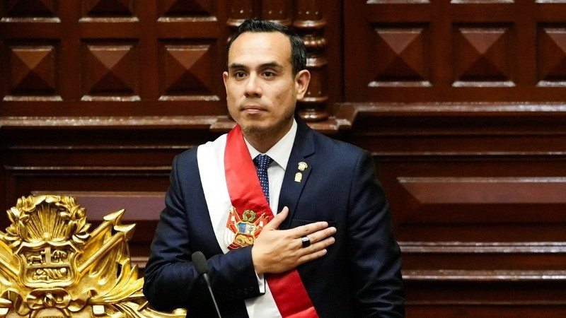 Jose Enrique Jeri Ore was sworn in as President of Peru on October 10, 2025. (Photo: Xinhua)