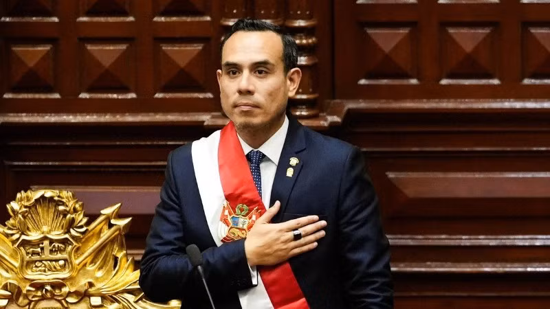 Jose Enrique Jeri Ore was sworn in as President of Peru on October 10, 2025. (Photo: Xinhua)