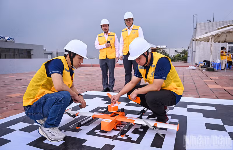 In pictures: Viet Nam conducts first UAV trial for medical transport