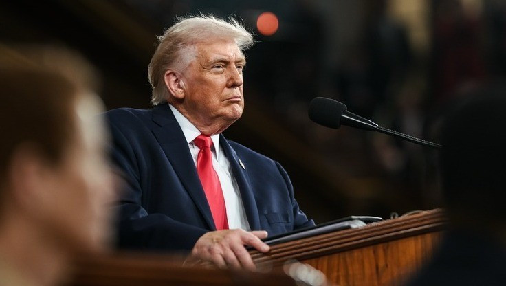 US President Donald Trump delivers the State of the Union address at the US Capitol in Washington, DC, on February 24, 2026. (Photo: The White House)