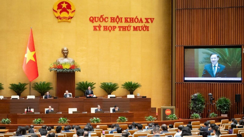 The meeting of the National Assembly on December 9.
