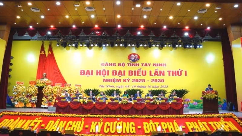 The congress of the Tay Ninh Party Organisation.