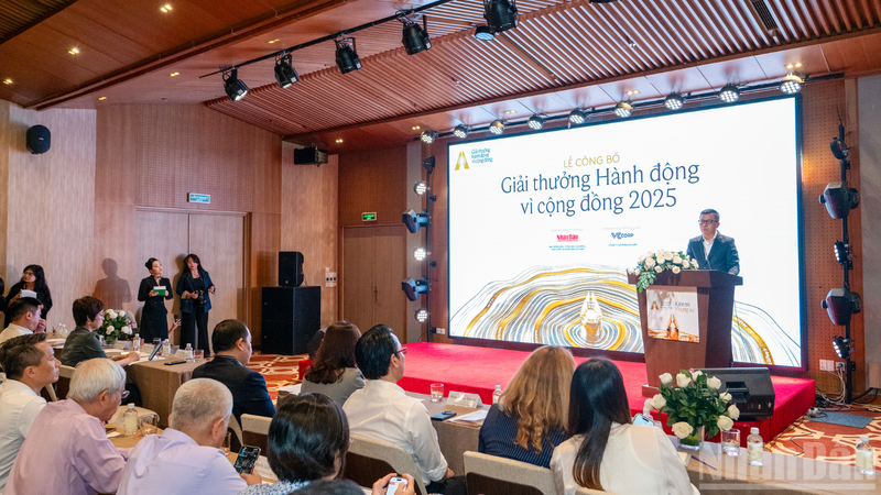 The launch of the Human Act Prize 2025. (Photo: Thuy Nguyen)