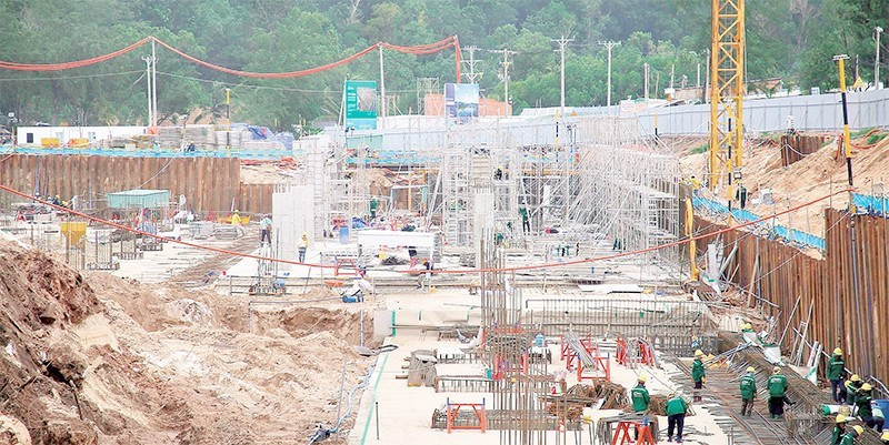 The construction site of the APEC Convention Centre.