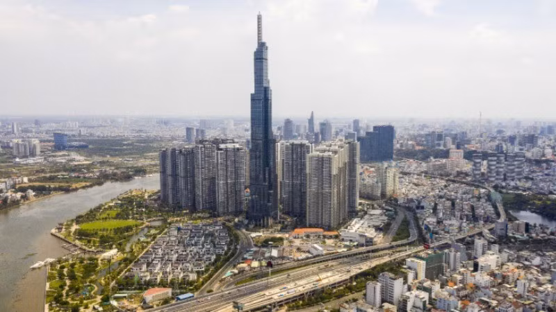 A view of Ho Chi Minh City.
