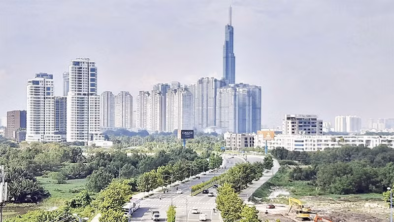A view of Ho Chi Minh City.
