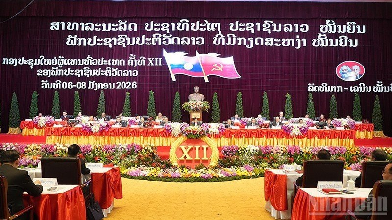 The opening session of the 12th National Congress of the Lao People’s Revolutionary Party. (Photo: Contributor)