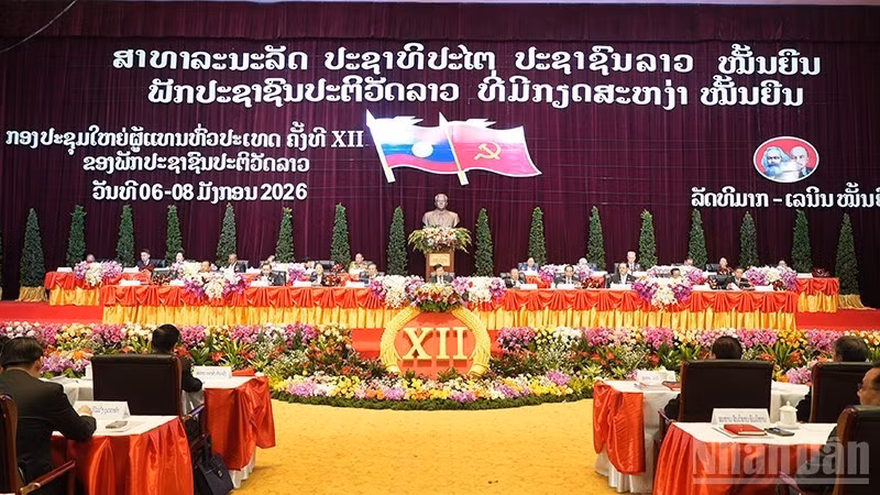 The opening session of the 12th National Congress of the Lao People’s Revolutionary Party. (Photo: Contributor)