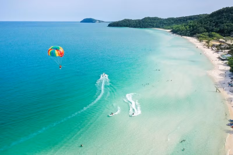 Phu Quoc is known for many beautiful beaches.