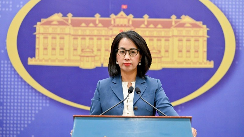 Spokesperson of the Ministry of Foreign Affairs Pham Thu Hang. (Photo: MOFA) 