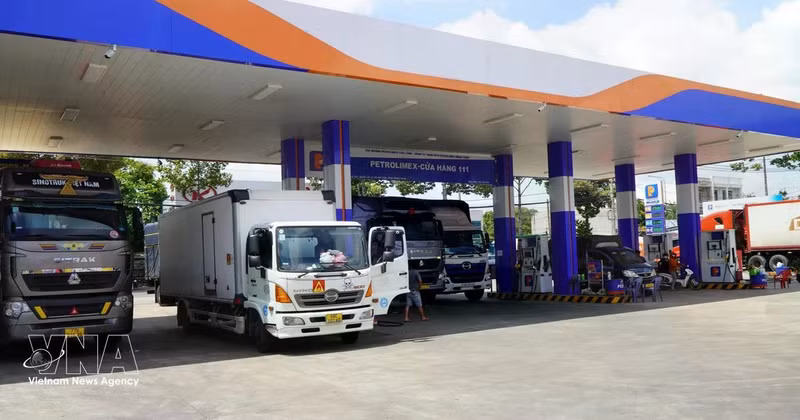 A petrol station in Dong Thap Province. (Photo: VNA)