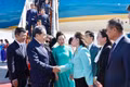In pictures: National Assembly President arrives in Mongolia for official visit