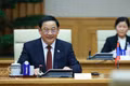 Newly elected President of the Lao National Assembly Sonexay Siphandone. (Photo: VNA)