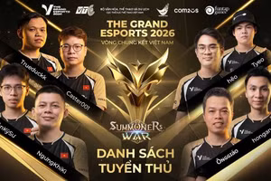 Vietnamese players will compete at the Esports Grand Championship 2026 this July. (Photo: Sports Authority of Viet Nam)